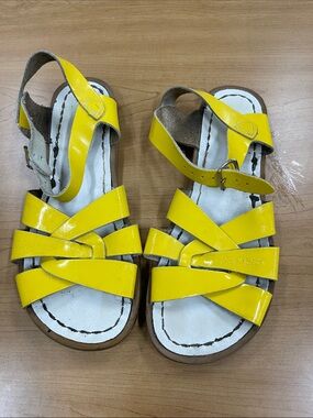 Salt Water Yellow Strappy Sandals - Casual Summer Shoes